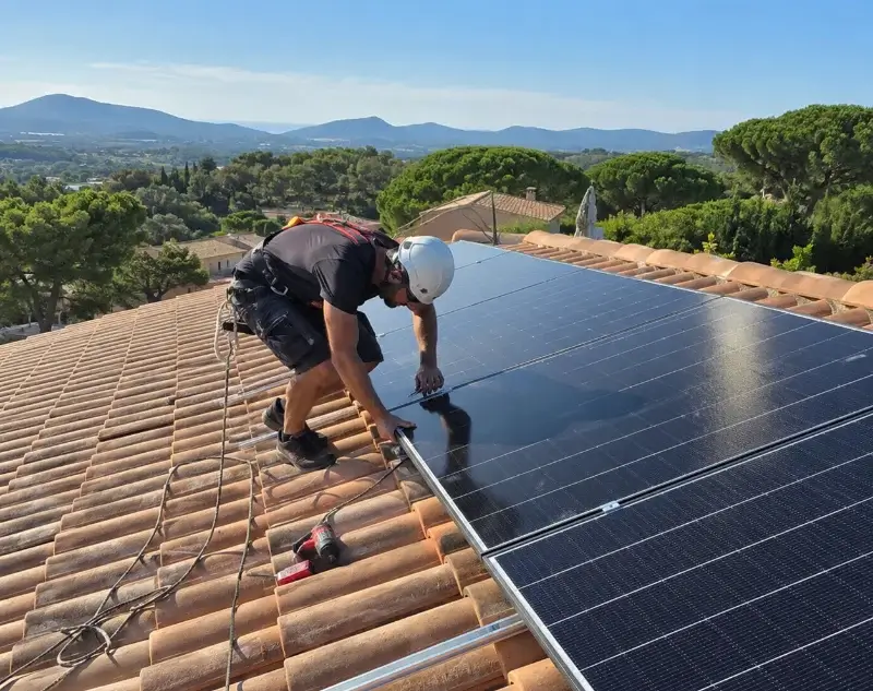 Installateur panneaux solaires Anglade — pose photovoltaïque sur toiture