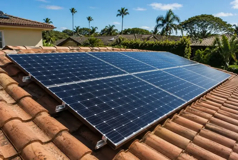 Installation de panneaux solaires à Anglade